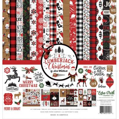 Echo Park A Lumberjack Christmas Designpapier - Collection Kit